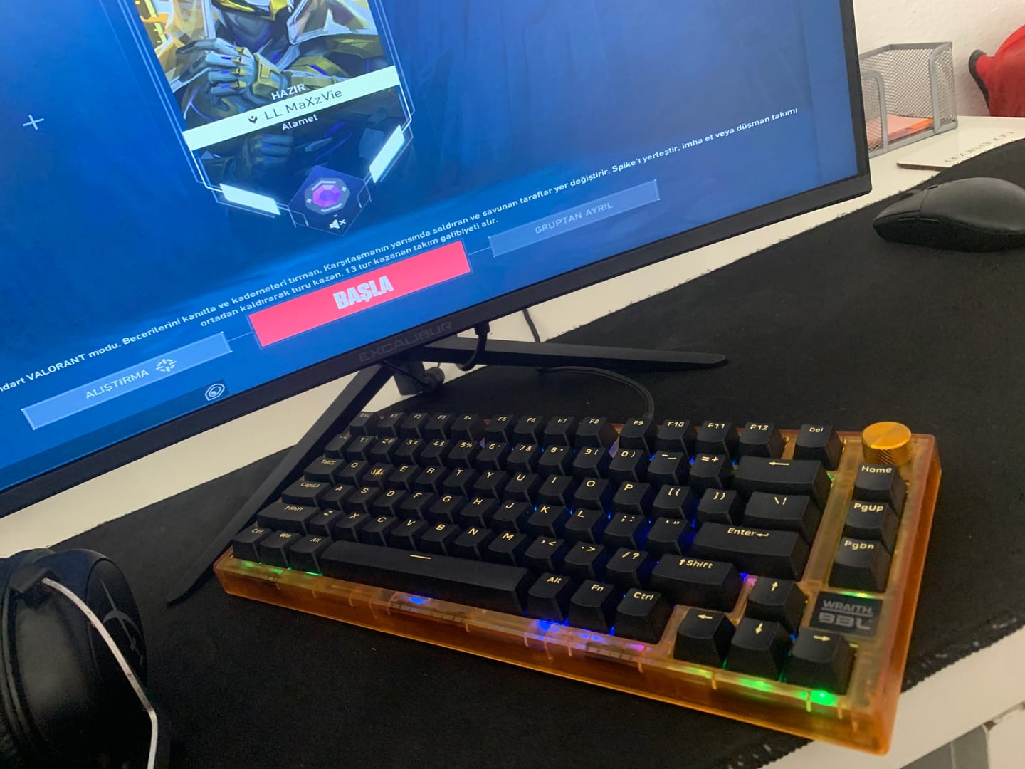 Customer photo review of Wraith W75 V2 [BBL Edition] Klavye (Manyetik Switch / HE)