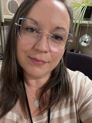 Customer photo review of Nina Eyeglasses