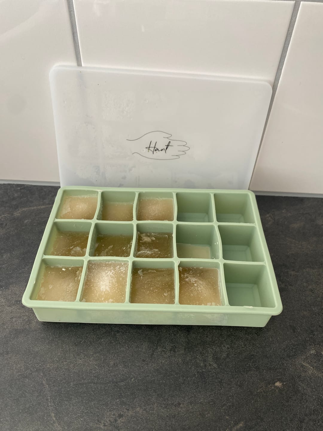 Customer photo review of Silicone Ijsblokjestray XL - Voeding Veilig - Capaciteit 400mL
