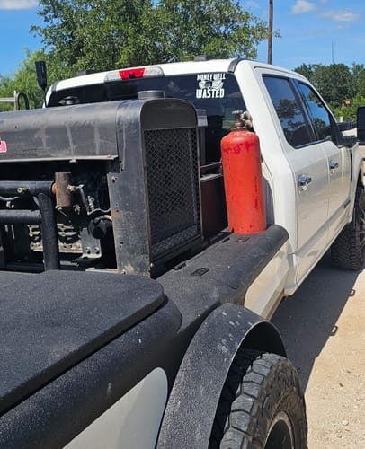 Customer photo review of MONEY WELL WASTED 2.0 DECAL