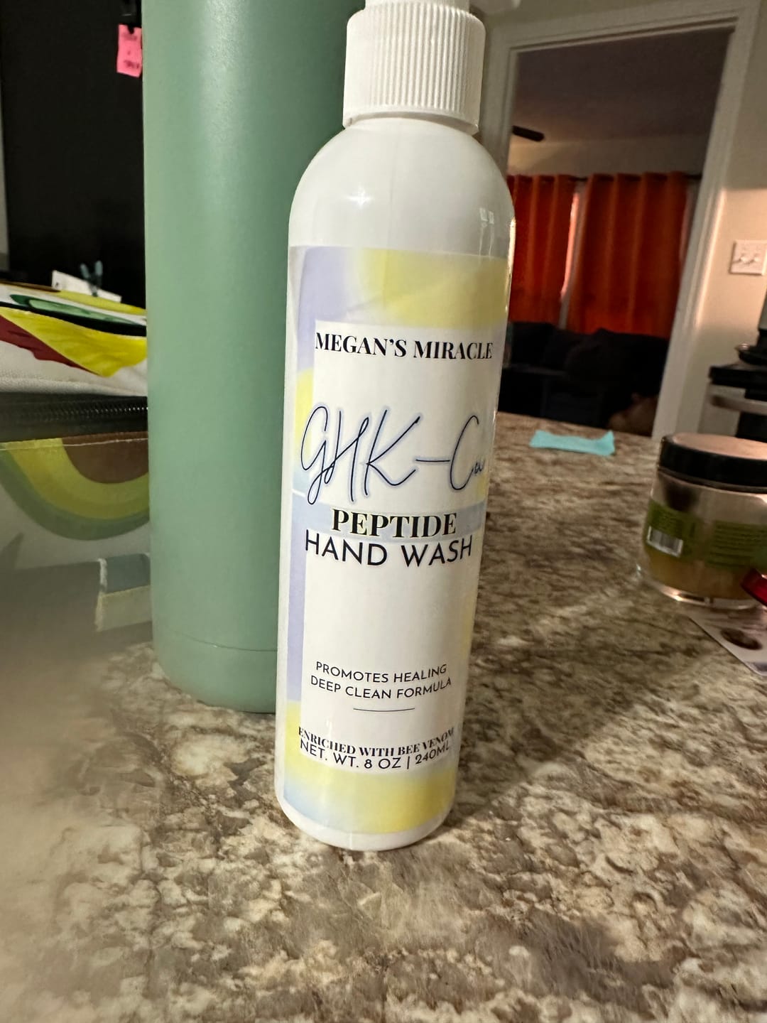Customer photo review of GHK-Cu Healing Hand Wash