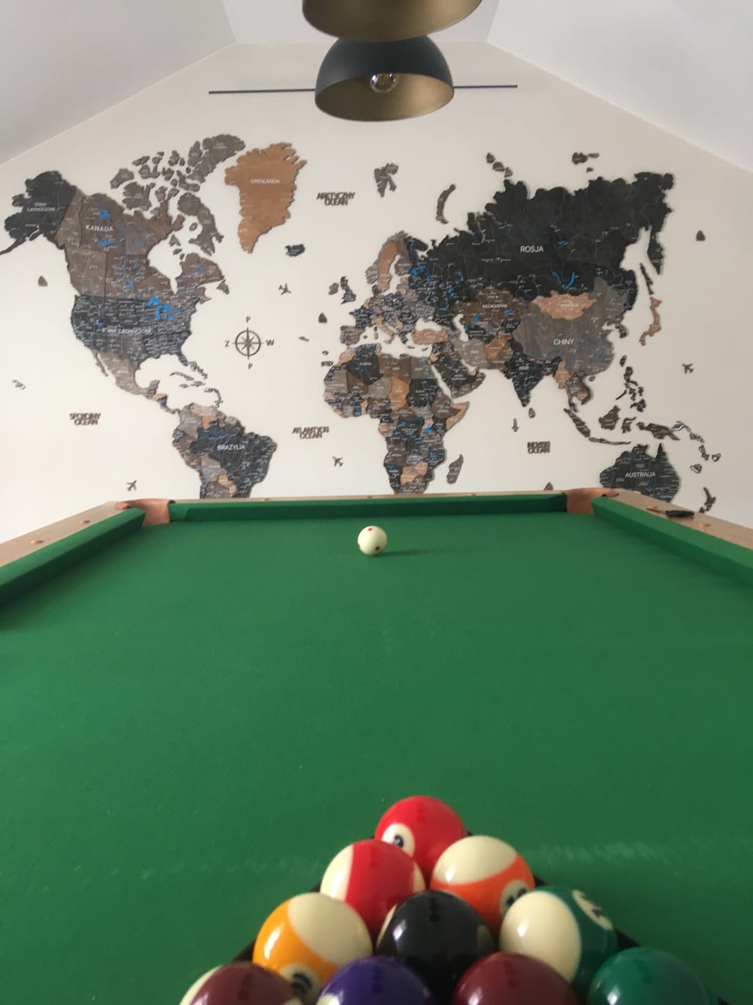 Customer photo review of 3D Drewniana Mapa Świata “Wood”