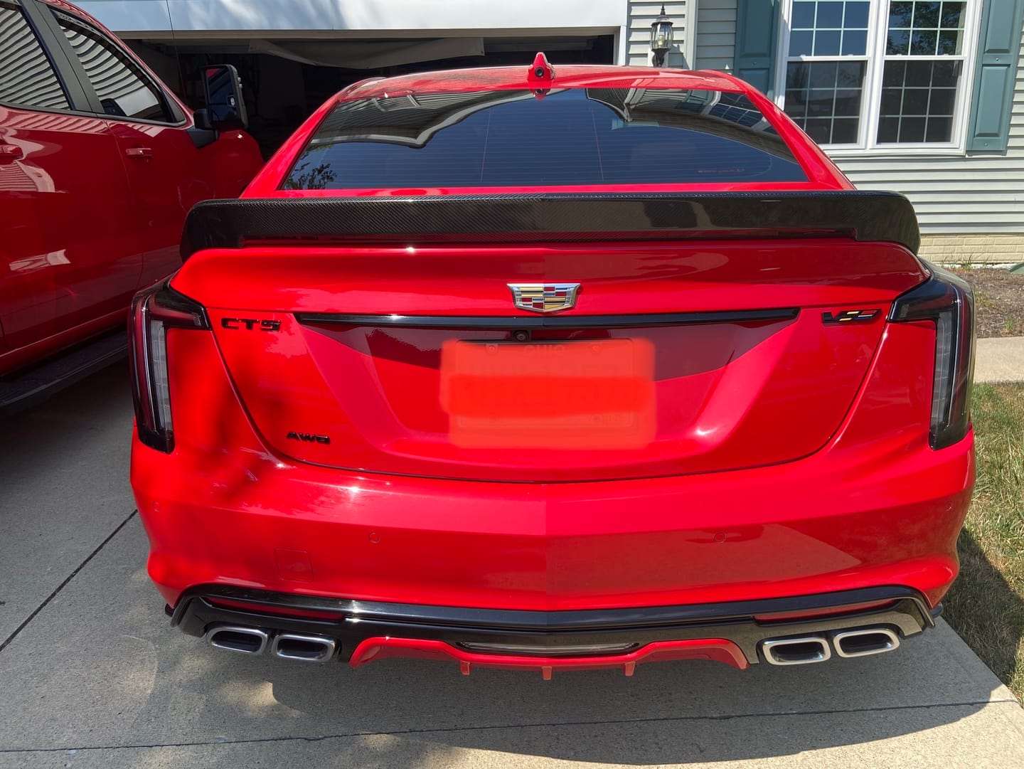 Customer photo review of 2020-Up Cadillac CT5-V / CT5 Sport Rear Spoiler