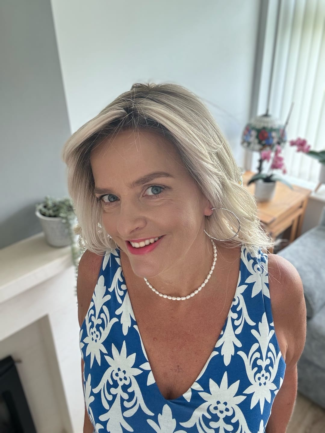 Customer photo review of Azalea Sunburst Pendant Necklace