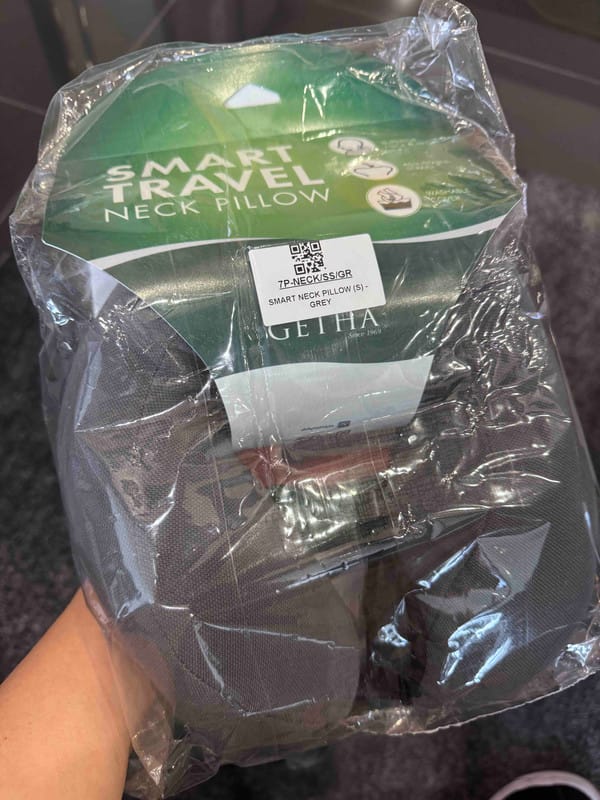 Customer photo review of Smart Neck Latex Pillow - Small
