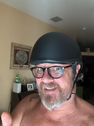 Customer photo review of Reaper Grin Skull Neck Gaiter