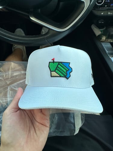 Customer photo review of Iowa Golf Hat