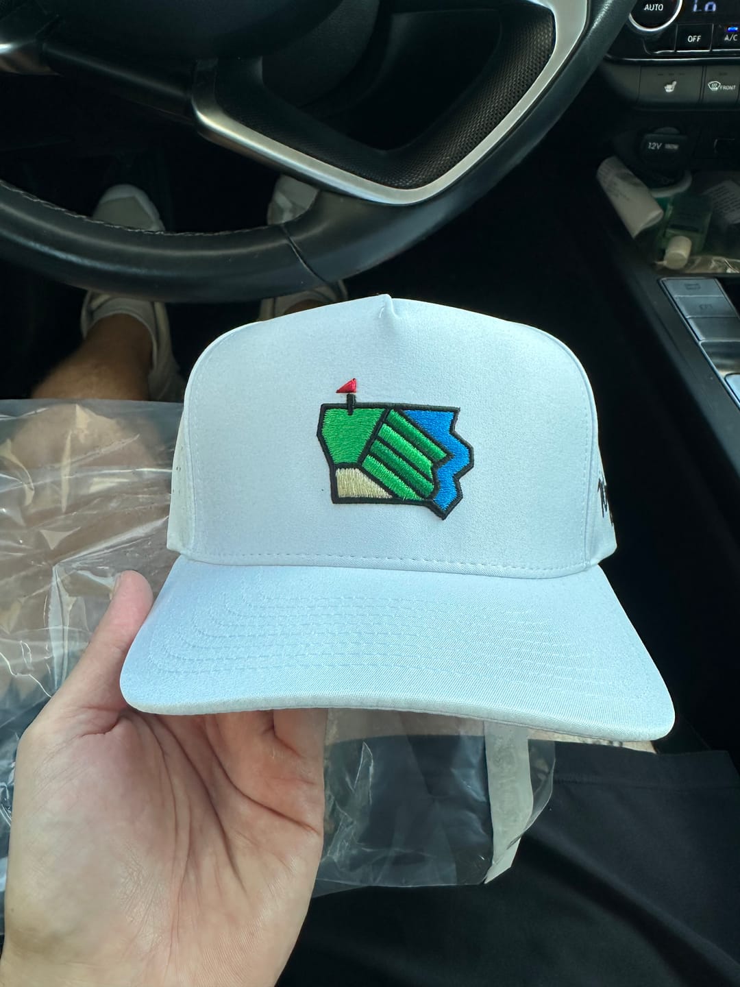 Customer photo review of Iowa Golf Hat