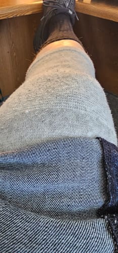 Customer photo review of Premium Bamboo Knee Sleeve (Single)