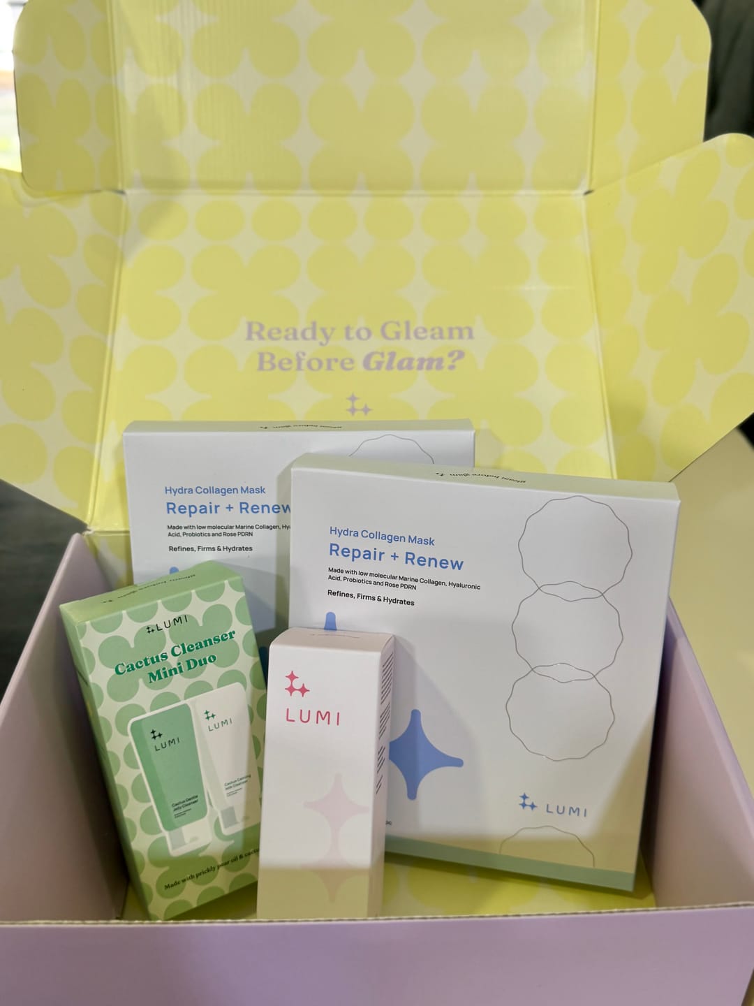 Customer photo review of Hydra Collagen Mask Repair + Renew