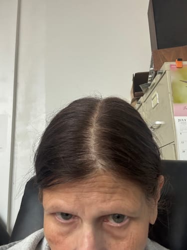 Customer photo review of Instant Dye Shampoo