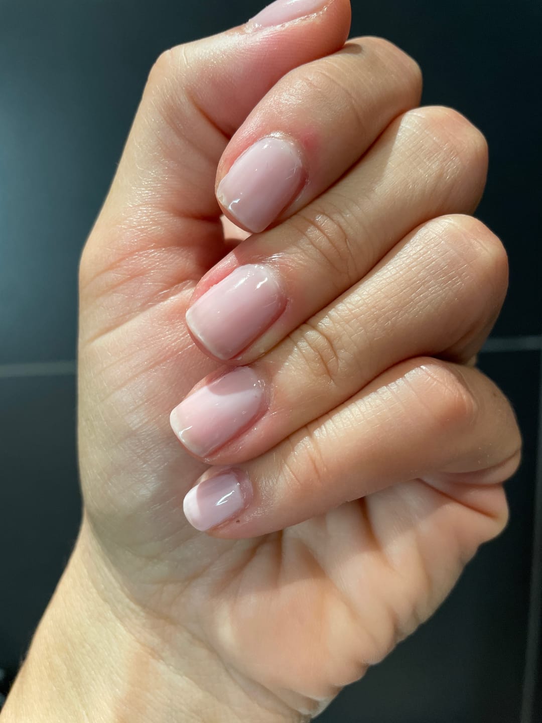 Customer photo review of Smalto Semipermanente LCI -  Latte trasparente rosino