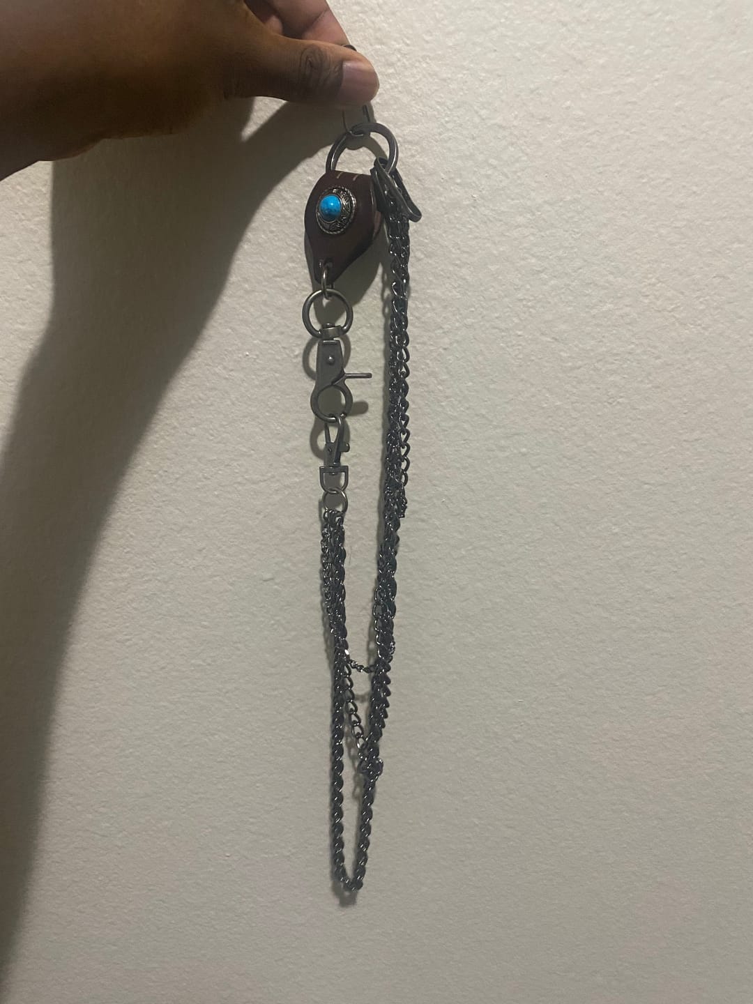 Customer photo review of Vintage Layered Belt Metal Chain