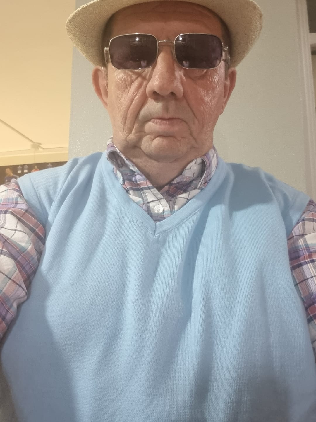 Customer photo review of Tank in Sky Blue