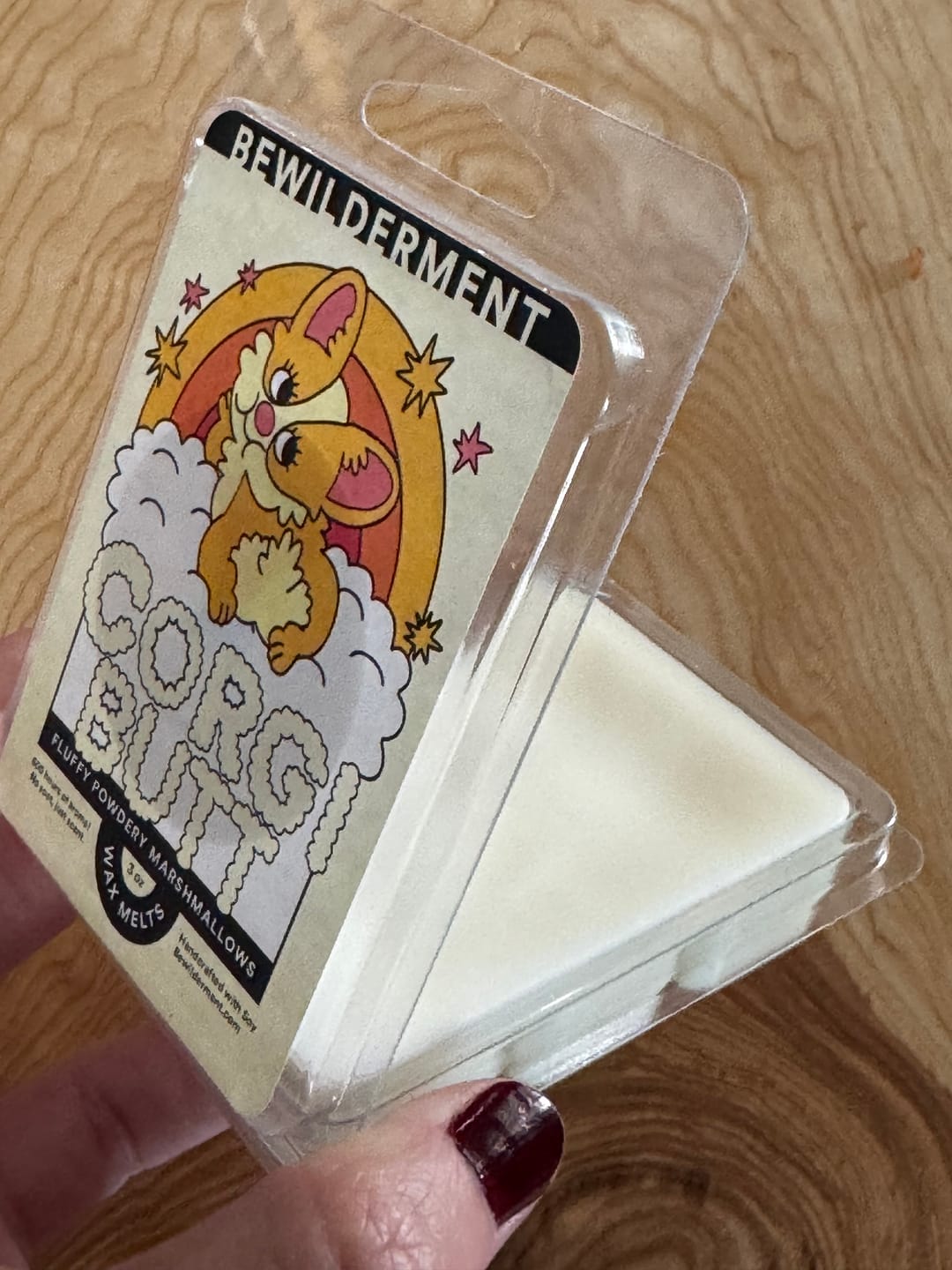Customer photo review of Corgi Butt Wax Melts