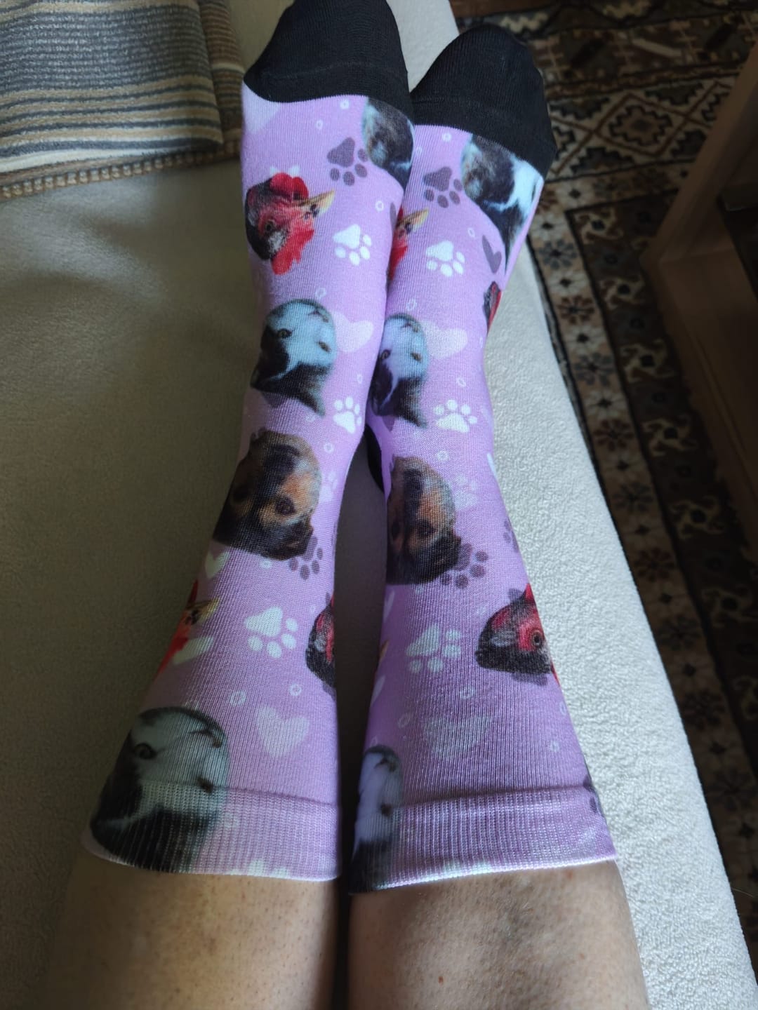 Customer photo review of Dein Foto - Individuelle Socken
