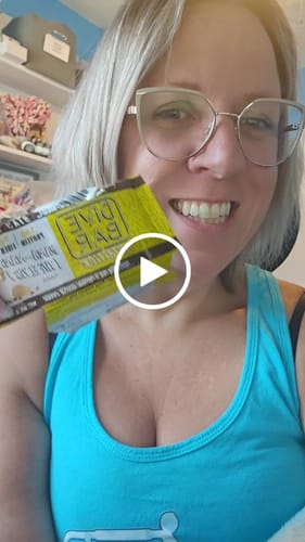 Customer video review of BANANA CHIP - 6 BARS