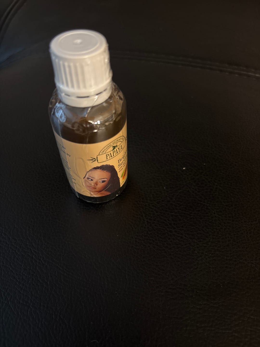 Customer photo review of Organic Extract of Papaya Brightening Serum - 30ml / 1 Fl Oz