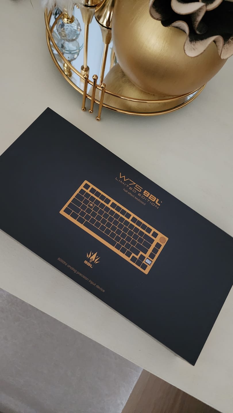 Customer photo review of Wraith W75 V2 [BBL Edition] Klavye (Manyetik Switch / HE)