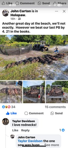 Customer photo review of Pig Brig Trap System