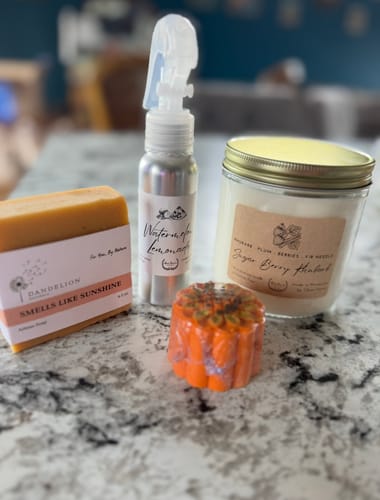 Customer photo review of July Clean Haven Naturals Surprise Monthly Subscription Box