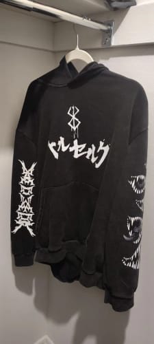 Customer photo review of Gothic Y2K Oversized Hoodie