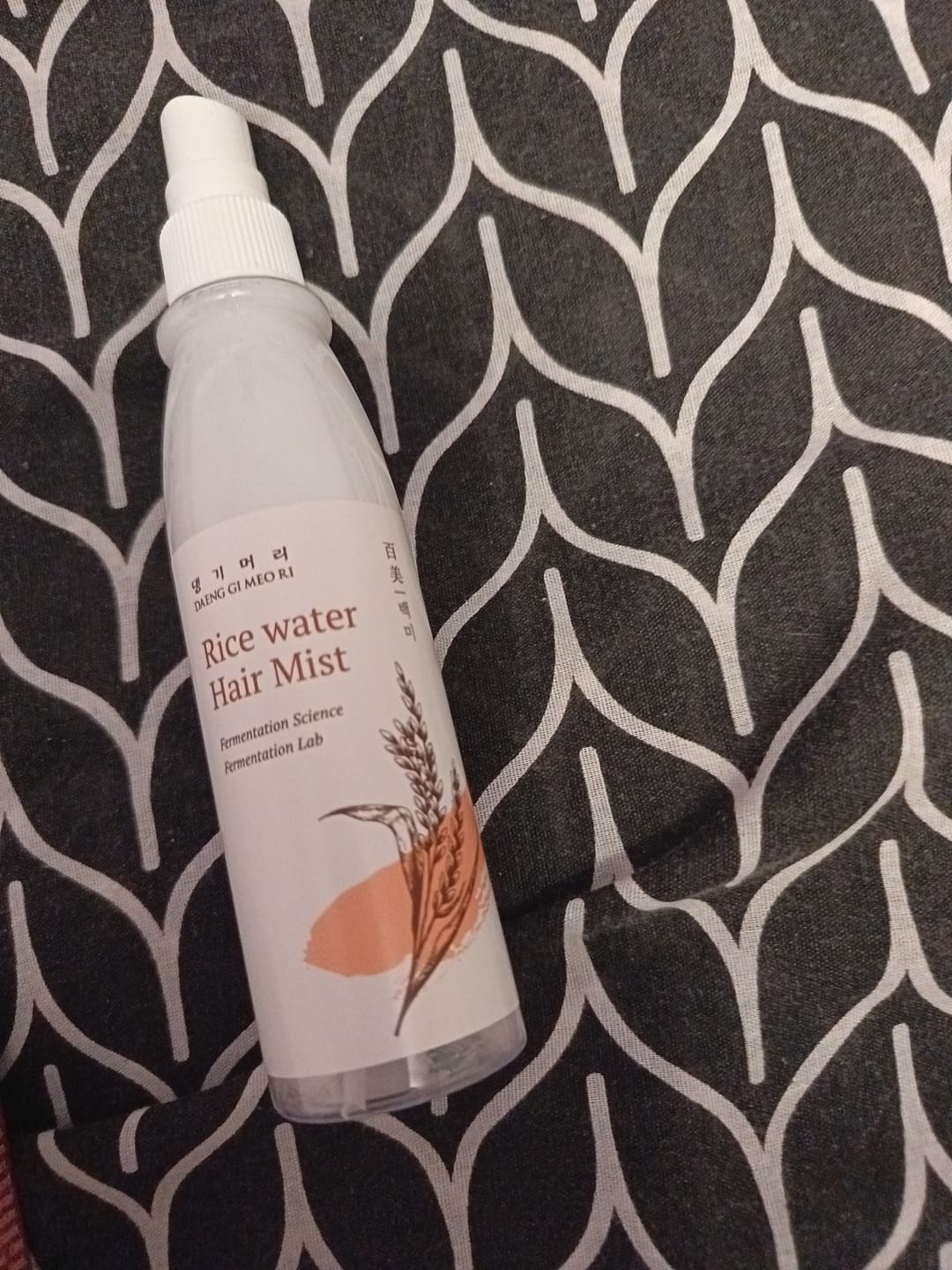 Customer photo review of Ароматен спрей-грижа за хидратация и блясък DOORI Перлен блясък Rice Water Hair Mist