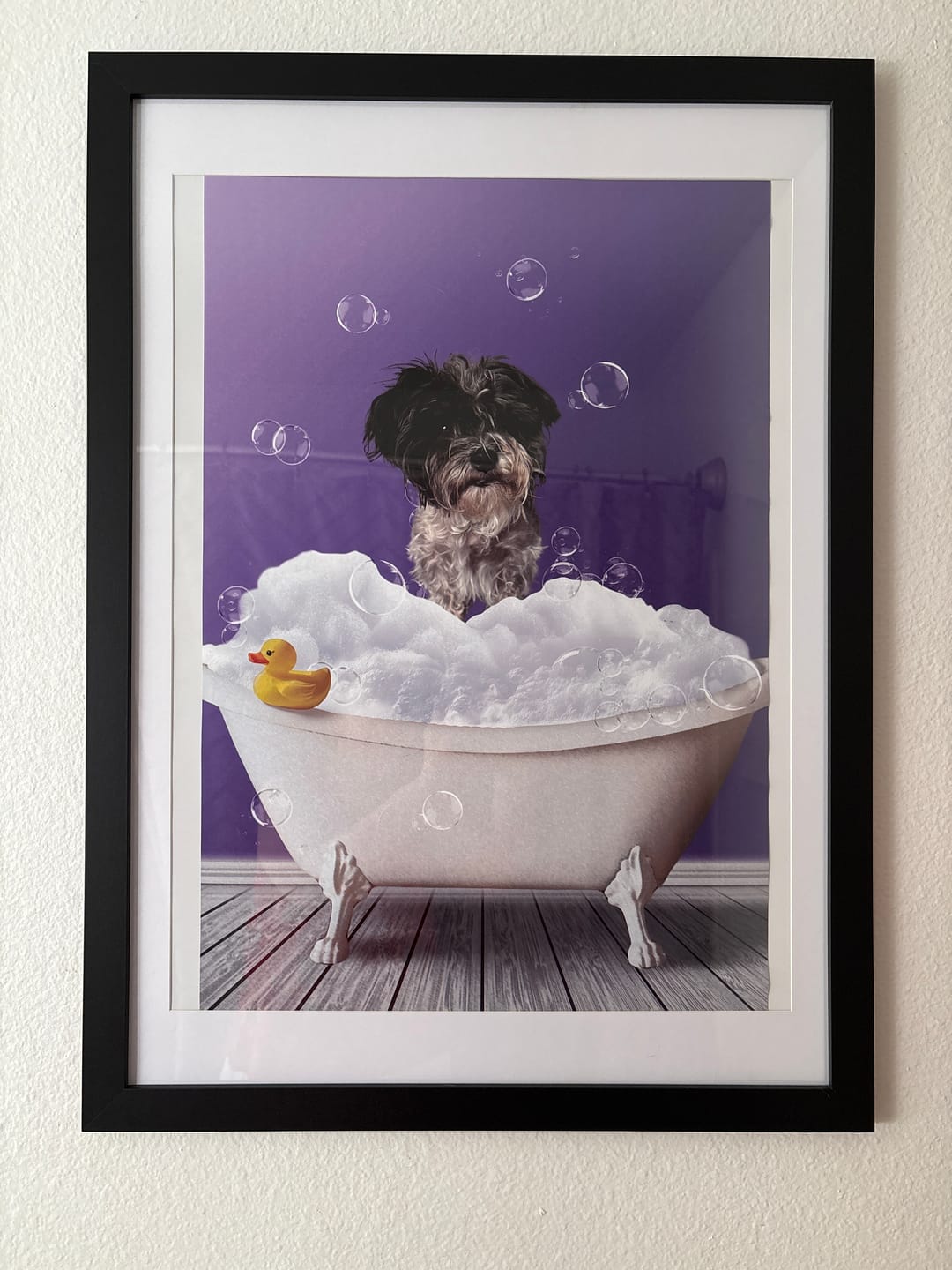 Customer photo review of Fun in the tub - Personalized Poster