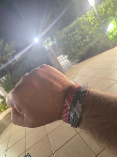 Customer photo review of Keffiyeh Bracelet