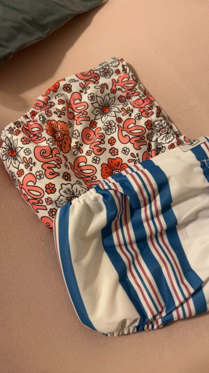 Customer photo review of Tiny Tushies Newborn AIO Cloth Diaper