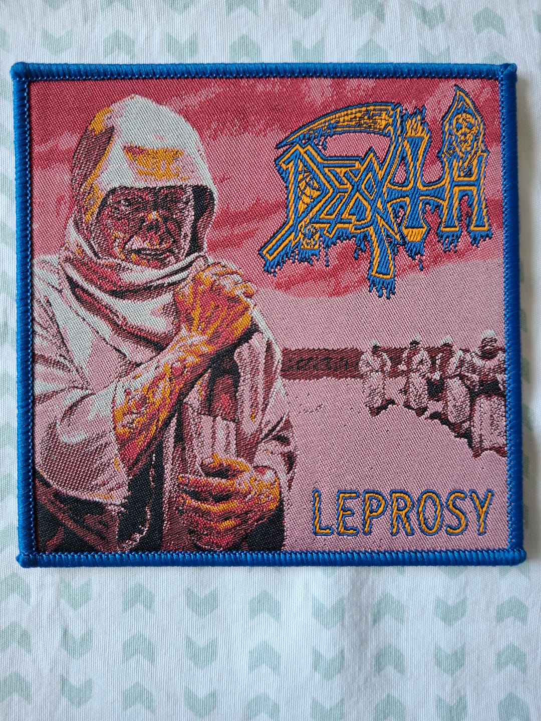 Customer photo review of Death - Leprosy -  Square Patch