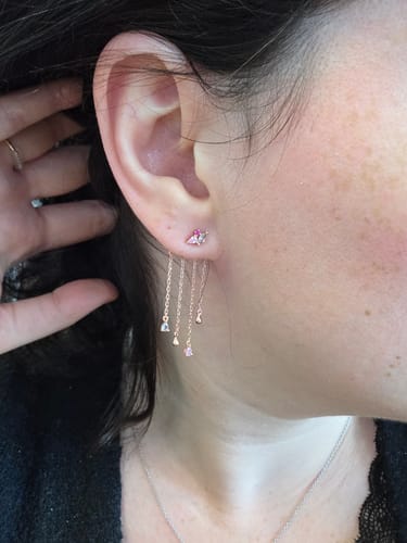 Customer photo review of Boucle d'oreille Romane