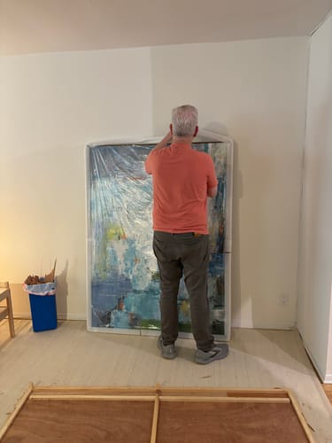 Customer photo review of Contemporary Abstract Art #ABAV44