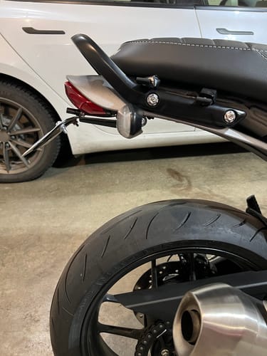 Customer photo review of Triumph Speed 400 & Scrambler 400 Plug & Play Tail Tidy Kit