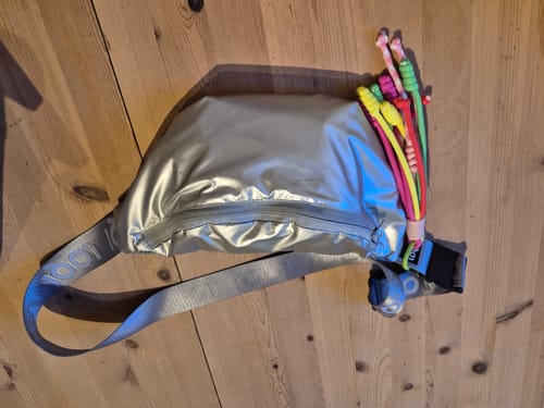 Customer photo review of NEON Pink Recycled Bag