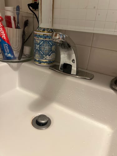 Customer photo review of Automatic Sensor Touchless Bathroom Sink Faucet Chrome