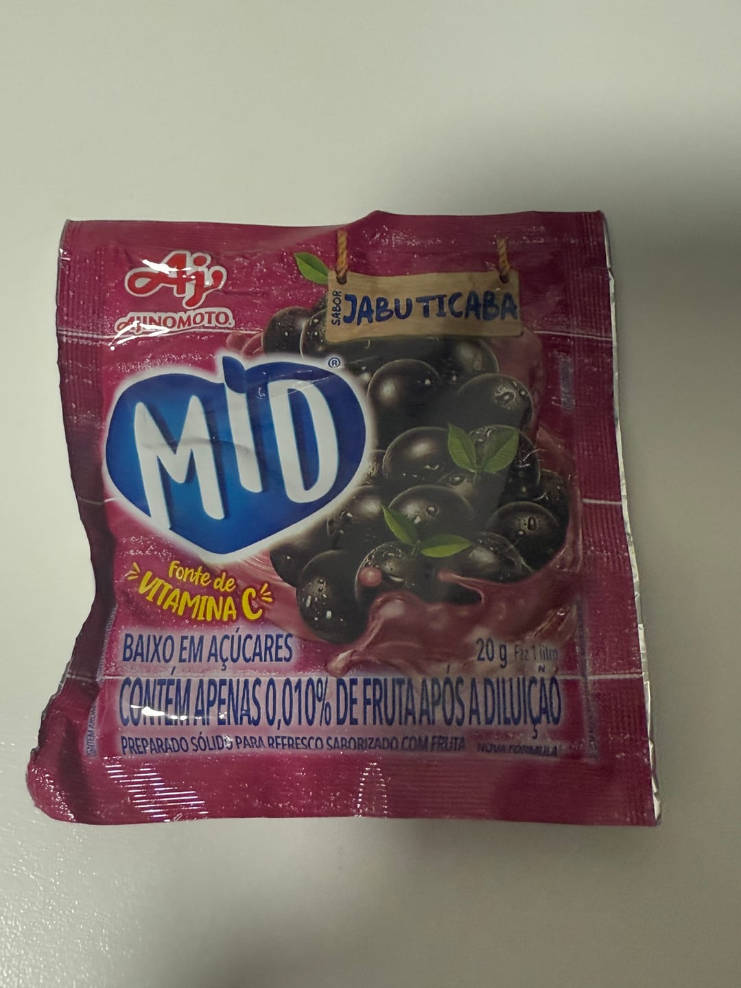 Customer photo review of Suco Mid Jabuticaba 20g.(Zumo en polvo)