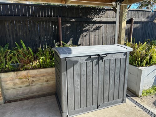 Customer photo review of Store It Out Arc - Grey/Black