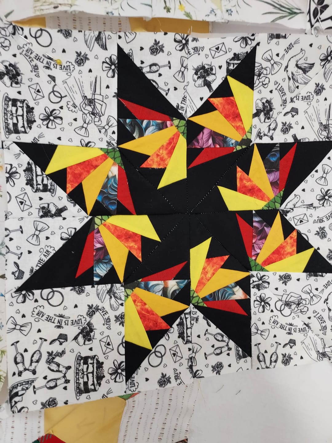 Customer photo review of End of Bolt Mystery Fabric