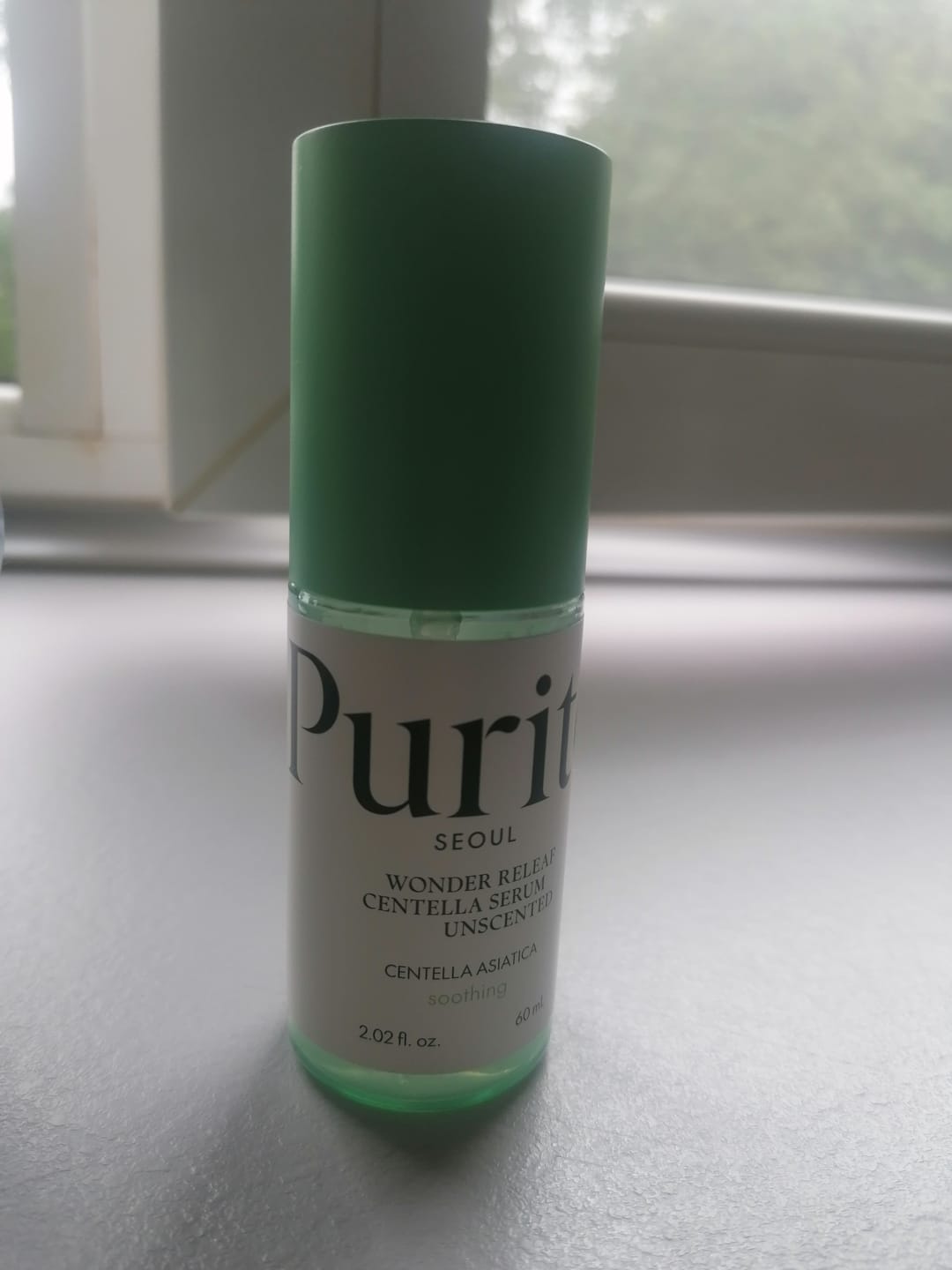 Customer photo review of Serums jutīgai ādai bez eļļām Purito Wonder Releaf Centella Serum Unscented