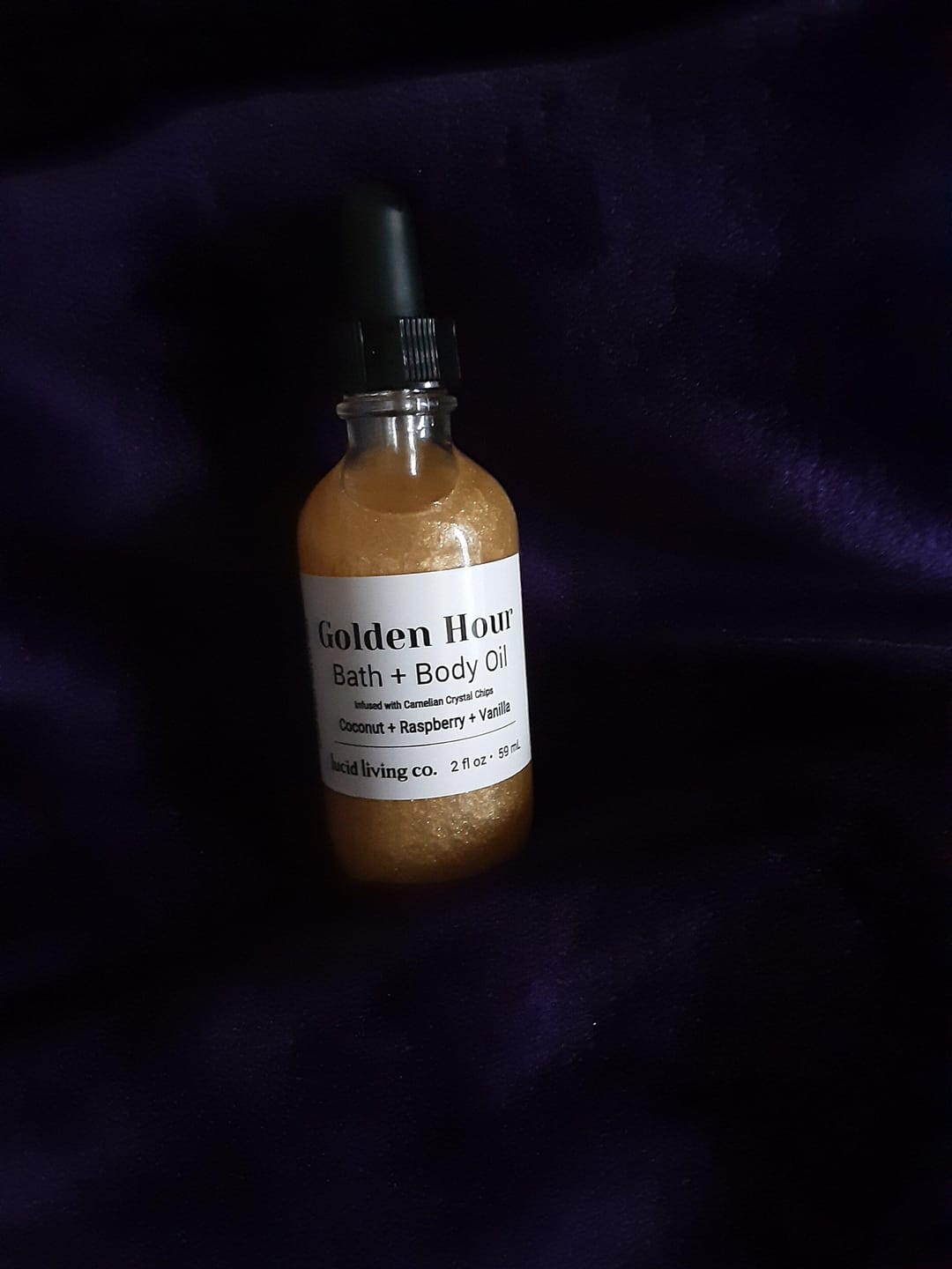 Customer photo review of Golden Hour Bath & Body Oil