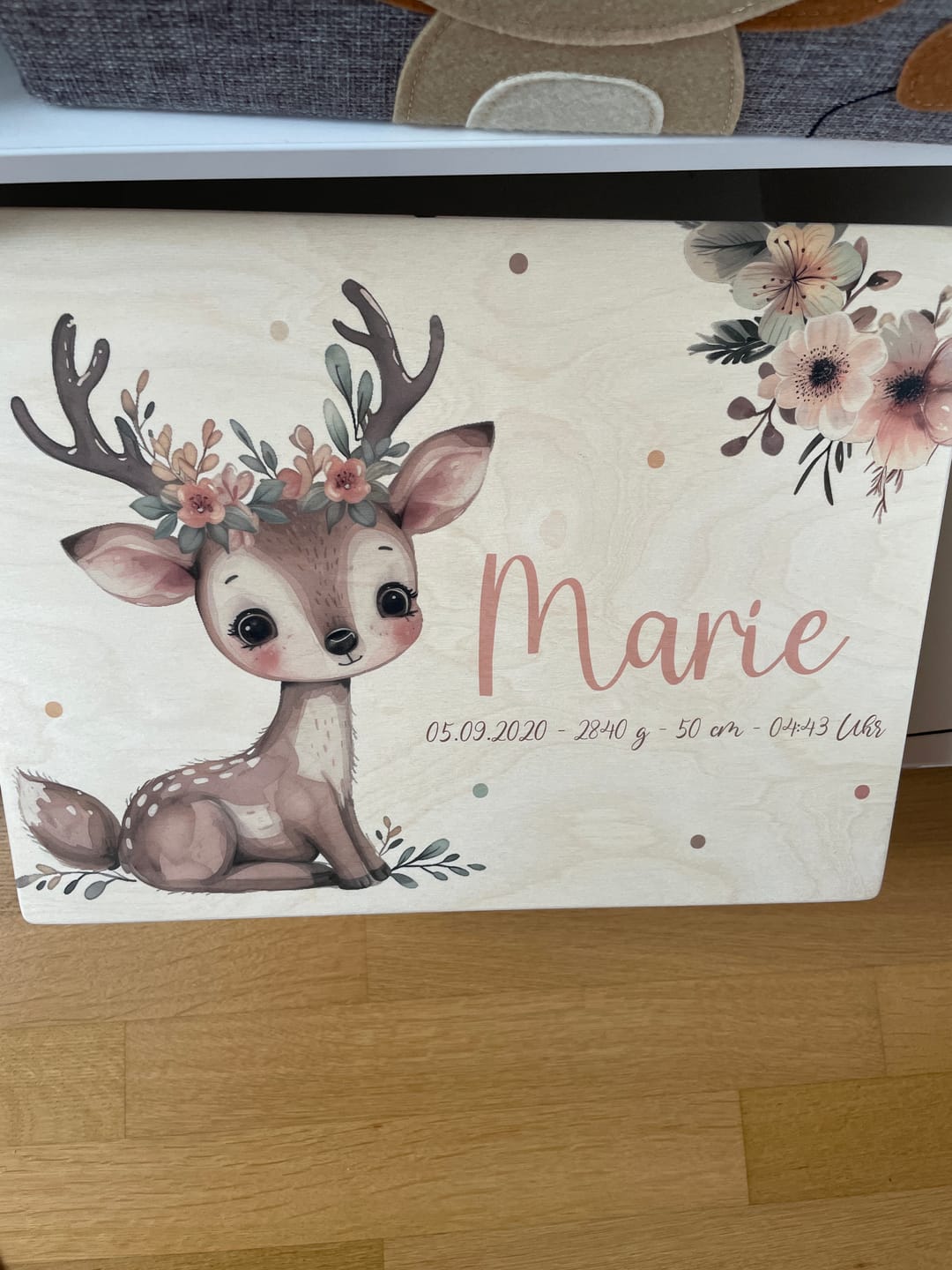 Customer photo review of Erinnerungsbox Baby - Baby Reh