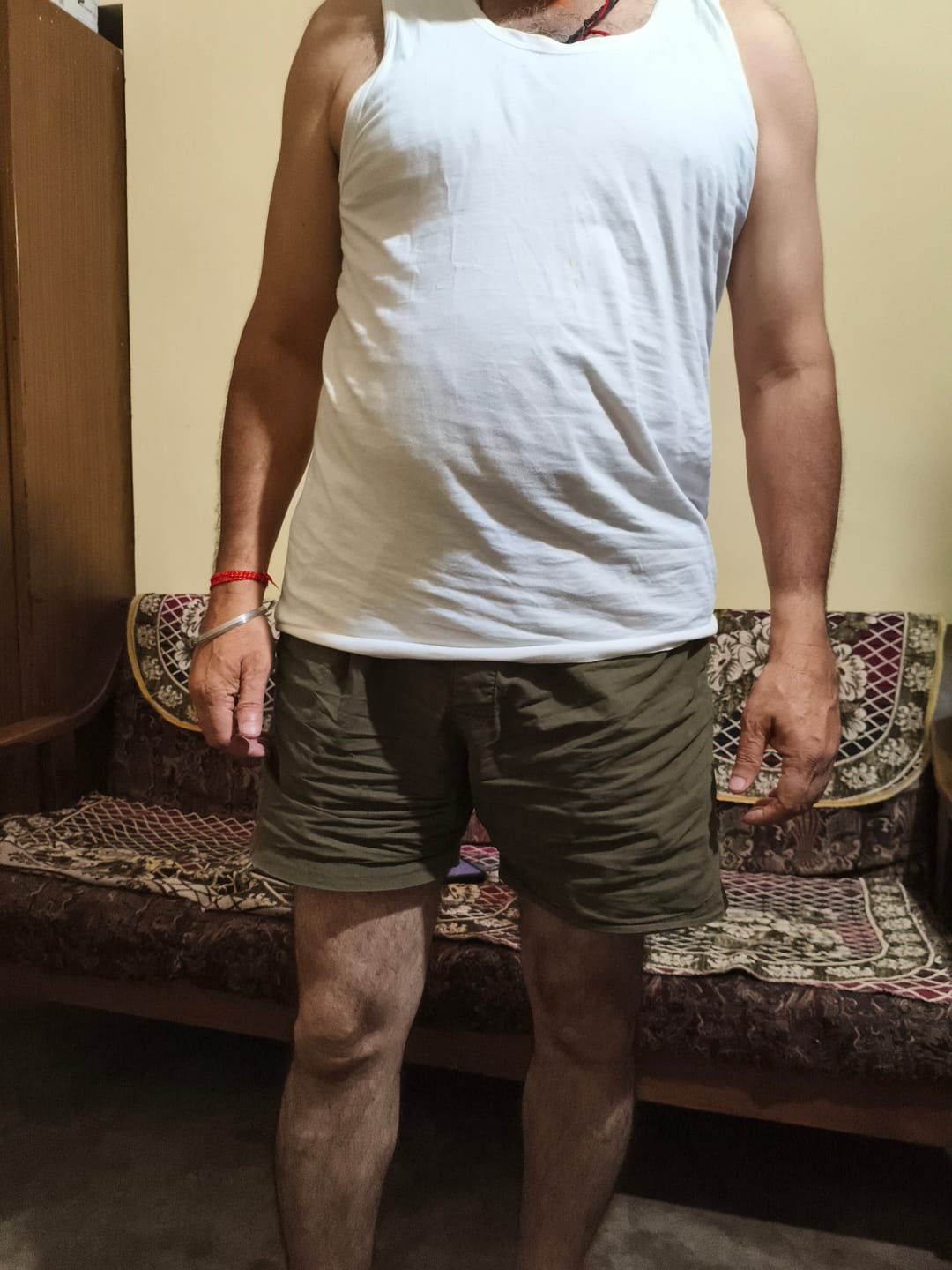 Customer photo review of Kings RNBS - 100% Cotton White Vest For Mens Combo (Pack of 3) | Uathayam