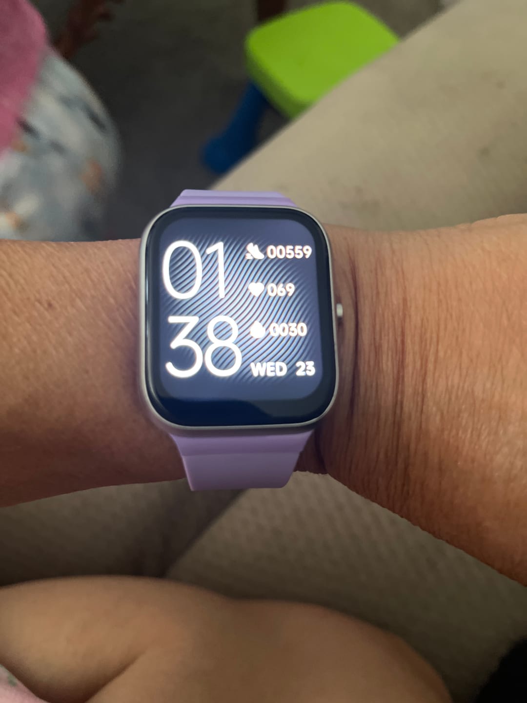 Customer photo review of BEARSCOME Blood Pressure Blood oxygen Blood Sugar Monitoring Bluetooth Talk Play Music Health Waterproof Smartwatch
