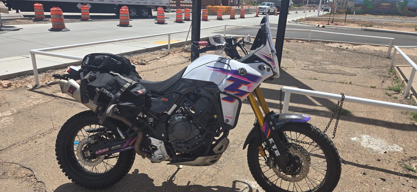 Customer photo review of 80L - Odyssey Yamaha ADV Touring Luggage System