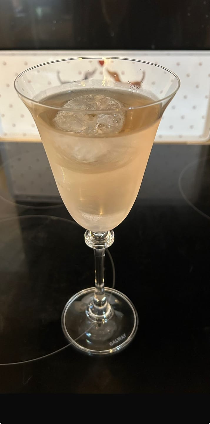 Customer photo review of Galway Crystal Liberty Goblet Pair