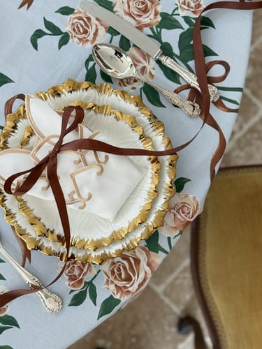Customer photo review of Gilded Starter Plate