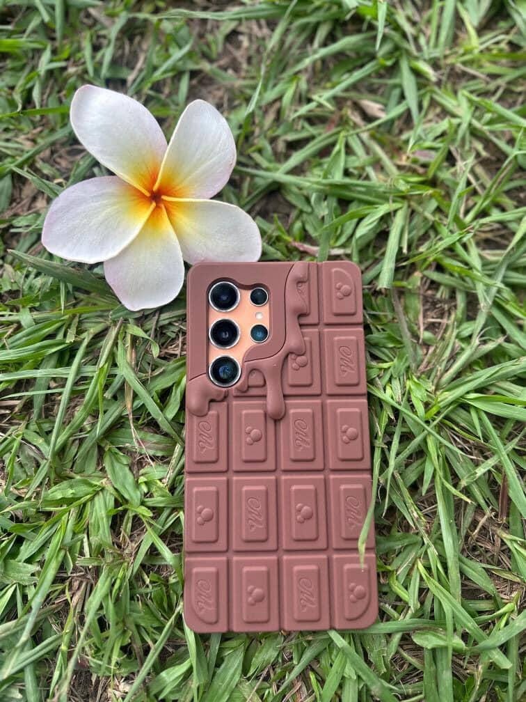 Customer photo review of Samsung Brown 3D Cute Chocolate Keyboard Rubber Silicone Case