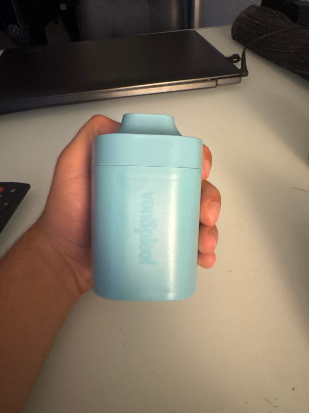 Customer photo review of Blue vonSploof Personal Air Filter