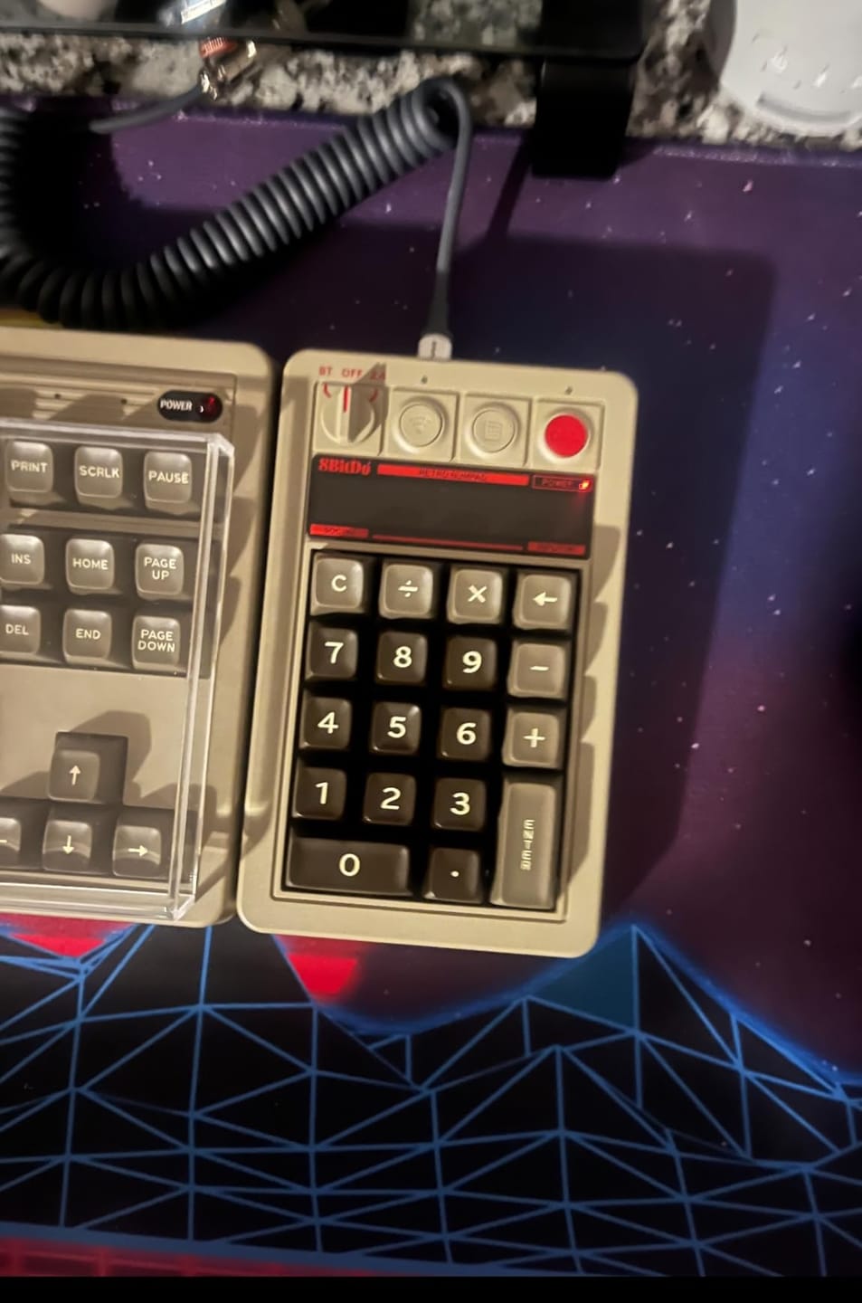 Customer photo review of Teclado numérico mecánico 8BitDo Retro 18 Inalambrico Pc Android